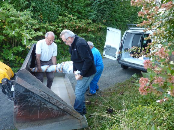 Restauration calvaire de La ReillardiÃ¨re