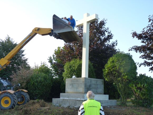 Restauration calvaire de La ReillardiÃ¨re