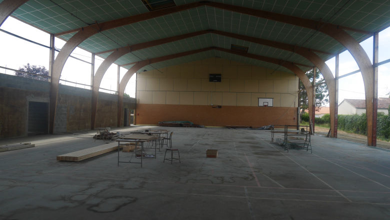 Travaux salle omnisports