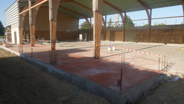 Travaux salle omnisports