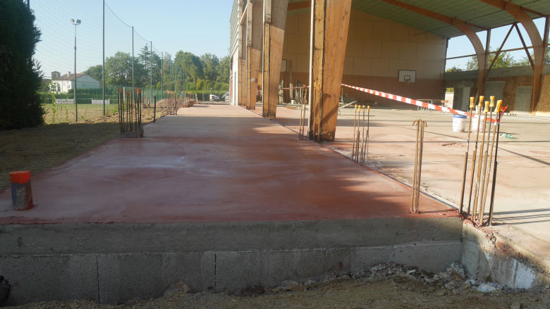 Travaux salle omnisports